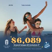 Promoción Cancún Navy Blue Travel