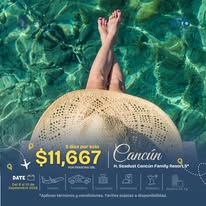 Vista aérea de alberca y resort