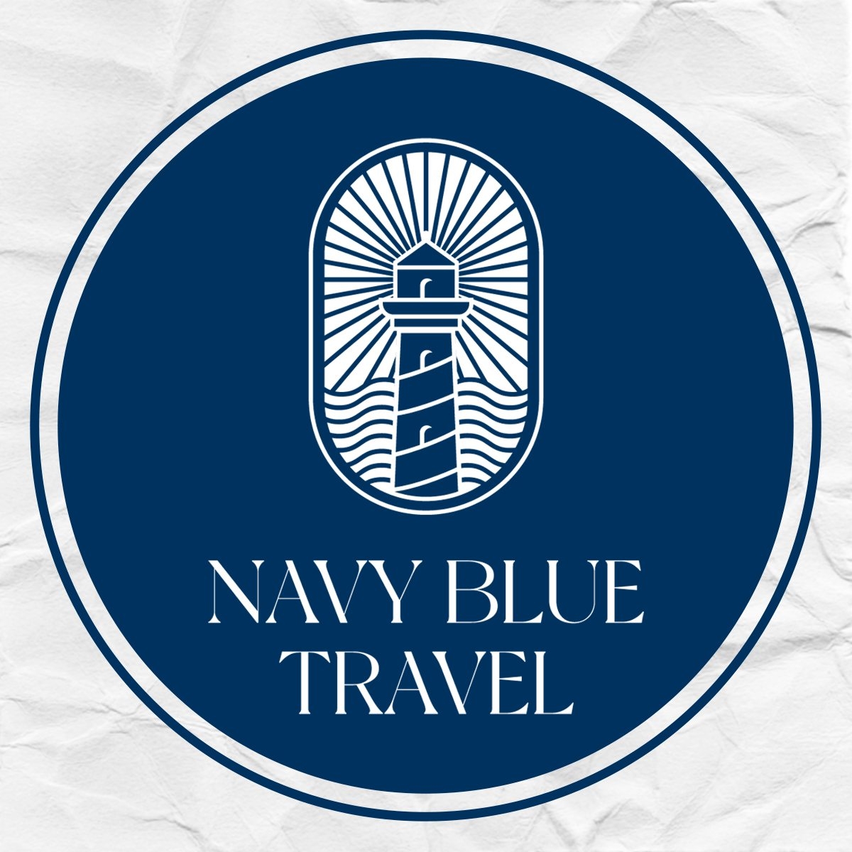 Navy Blue Travel Logo